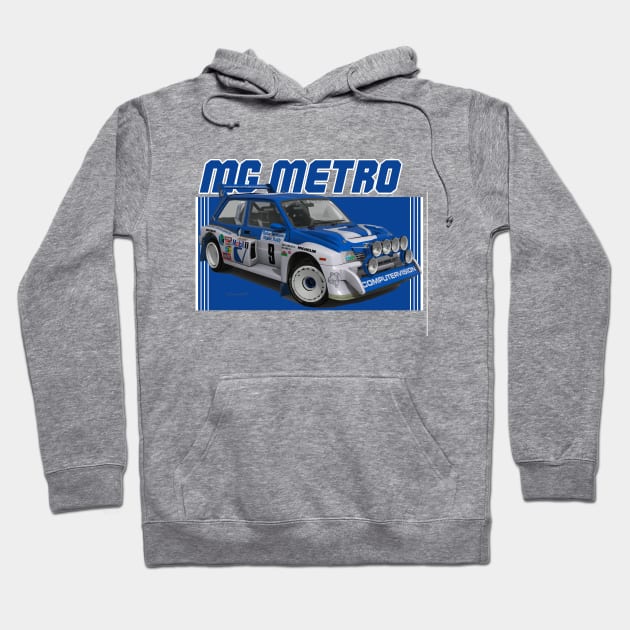 MG Metro Manx Hoodie by PjesusArt